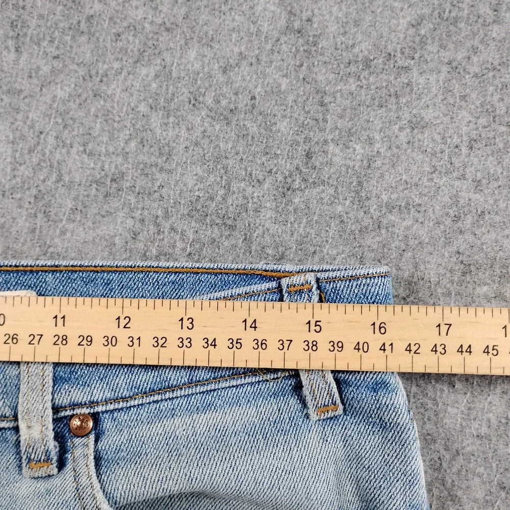 Vintage Levis 614  Jeans Mens 32x28 Light Wash Flex Made in USA Denim